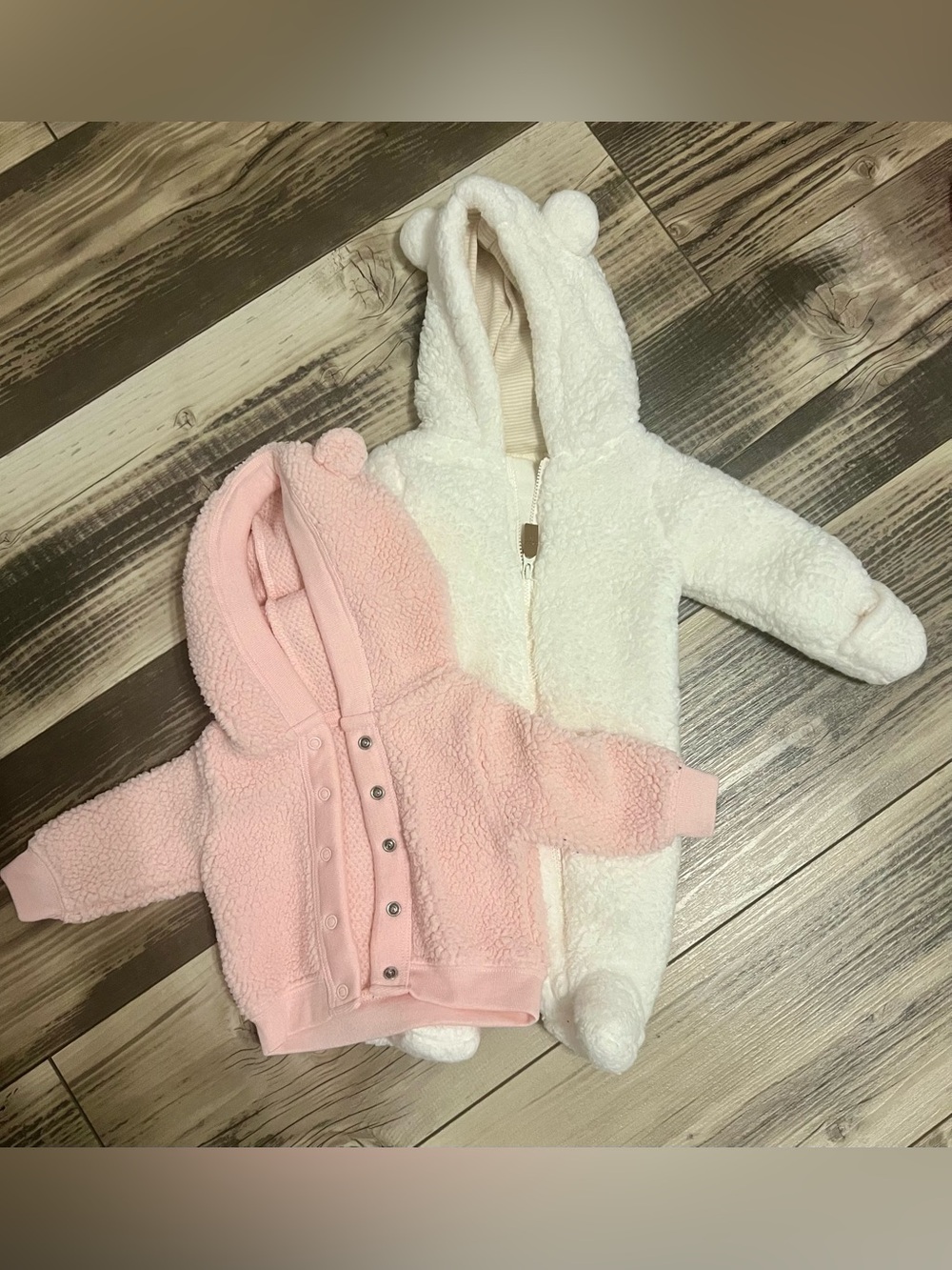 Cozy Sherpa Baby Hooded Jacket & Bunting Set with Baby Cardigans